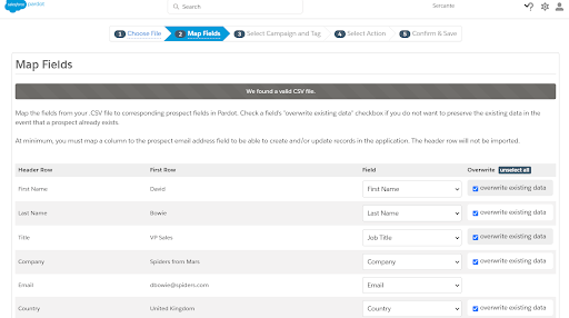 How to import prospects into Pardot 