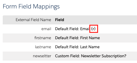 Zapier for Pardot Forms - Pardot FH - Fields